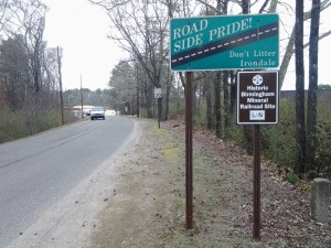 16th Street South at beginning of Georgia Road in Irondale