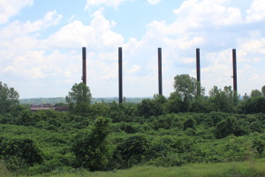 Remains of Ensley Furnaces. James Lowery, July 26, 2015